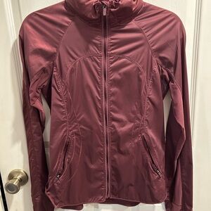 Lululemon Maroon Zip-Up Jacket